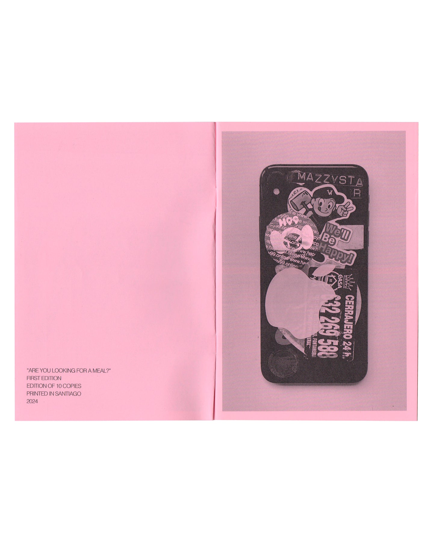 ARE YOU LOOKING FOR A MEAL? ZINE