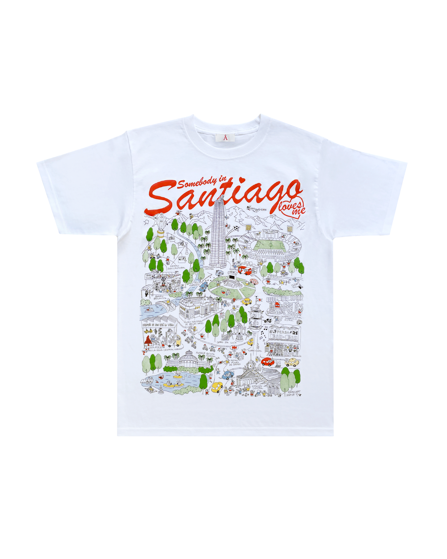 SANTIAGO SOUVENIR TEE