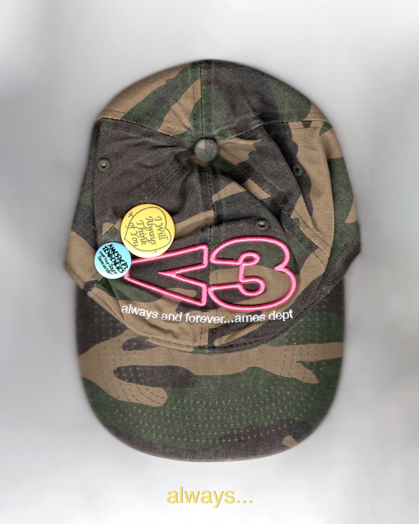 ALWAYS & FOREVER CAMO CAP 1