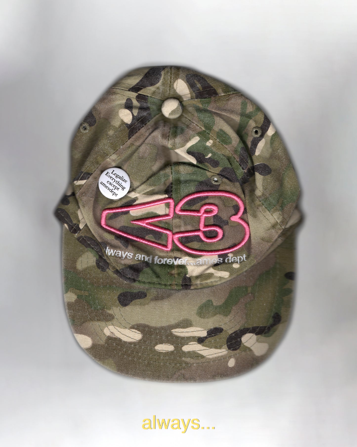 ALWAYS & FOREVER CAMO CAP 1